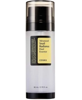 Cosrx Advanced Snail Radiance Dual Essence dviguba esencija su sraigių mucinu ir niacinamidu 80ml