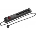 POWER STRIP LANBERG SP1 5M 5X 230V PL BLACK