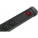 POWER STRIP LANBERG SP1 5M 5X 230V PL BLACK