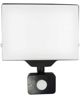 Orno PORTO S LED 50W prožektorius su PIR, 4000lm, IP44, 4000K, aliuminis + polikarbonatas