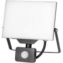 Orno PORTO S LED 50W spotlight with PIR, 4000lm, IP44, 4000K, aluminum + polycarbonate Orno PORTO S LED 50W spotlight with PIR, 4000lm, IP44, 4000K, aluminum + polycarbonate