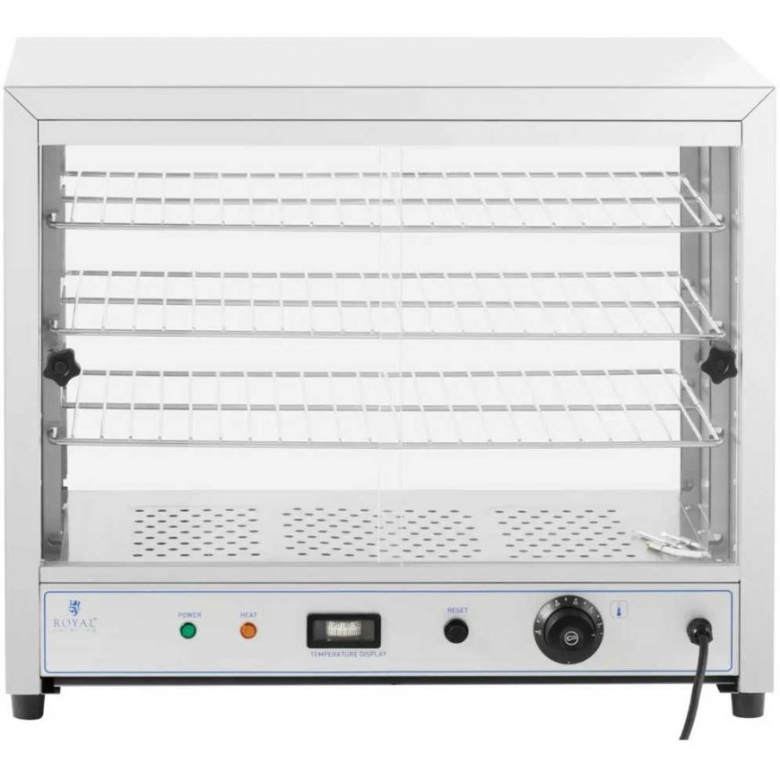 Royal Catering Witryna grzewcza ekposycyjna do potro 3 półki 1000 W – 2