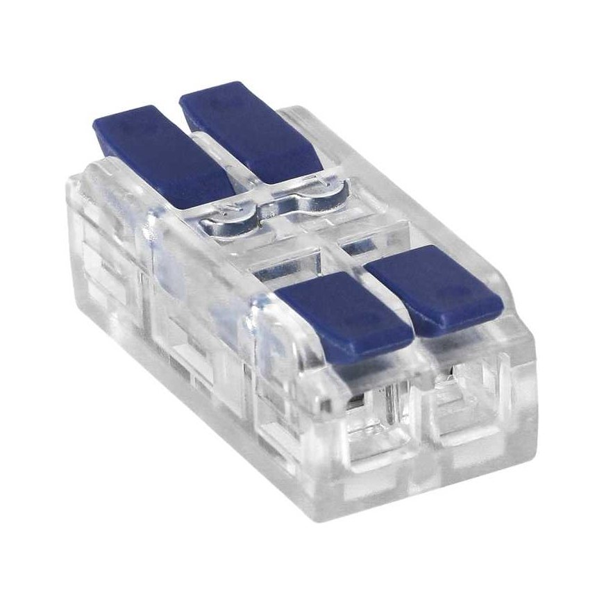 Orno 2 Wire Crimp Wiring Terminal Block Double Sided For Any Wire 0.75-4mm? IEC 250V/32A 50 pcs. – 2