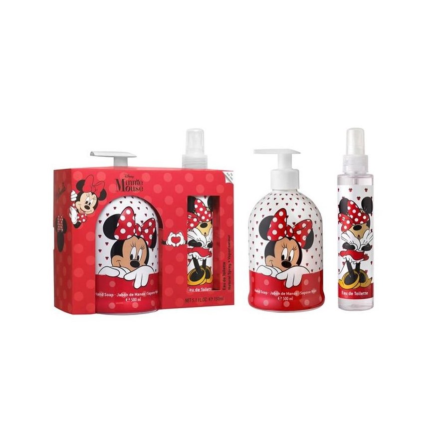 Disney Minnie Mousse rinkinys vaikams (EDP, 150 ml + skystas muilas, 500 ml) – 2