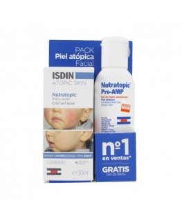Isdin Nutratopic Facial Kreminis 50ml Set 2 Pieces