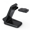 Choetech T608 15W 4in1 induction charging station - black Choetech T608 15W 4in1 induction charging station - black