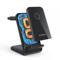 Choetech T608 15W 4in1 induction charging station - juodas Choetech T608 15W 4in1 induction charging station - juodas