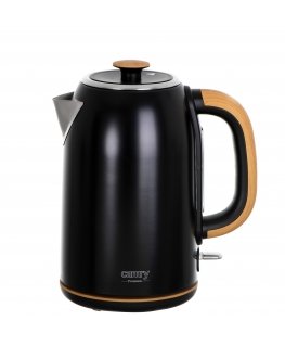 Adler AD 1342 elektriskās tējkanna 1,7 L 2200 W Melns