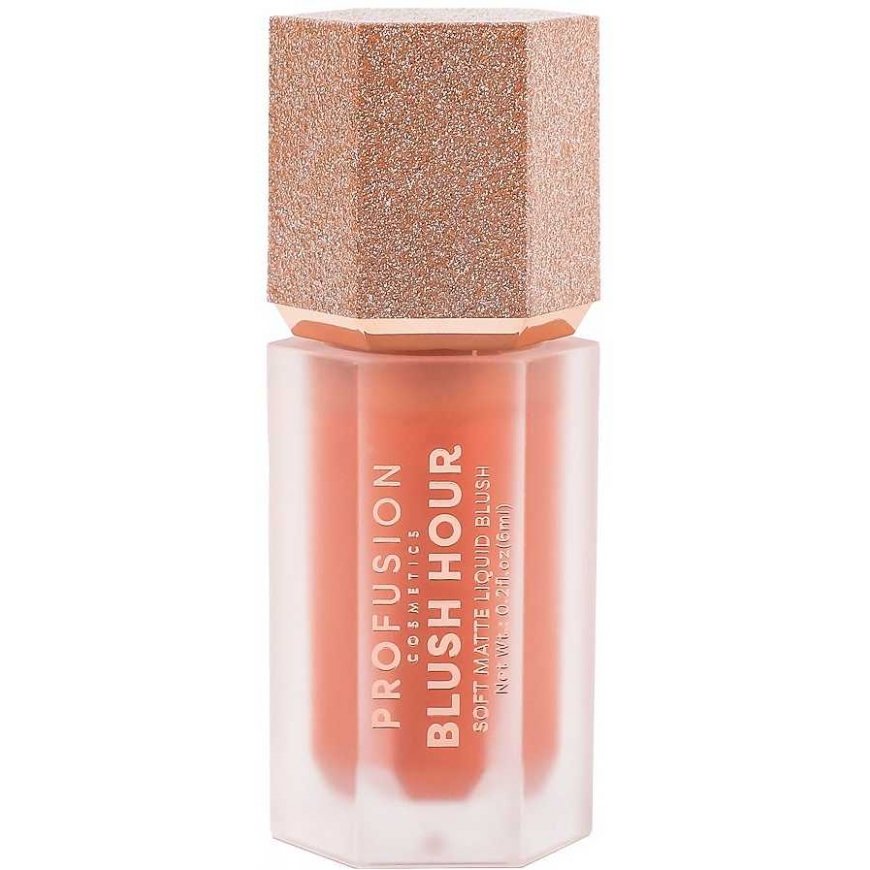 Profusion Blush Hour Soft Matte Liquid Blush kreminiai skysti skaistalai Mai Tai 6ml