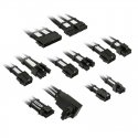 Kolink Core Pro punutud kaabli pikenduskomplekt 12V-2x6, tüüp 2 – tumemust/briljantvalge Kolink Core Pro punutud kaabli pikenduskomplekt 12V-2x6, tüüp 2 – tumemust/briljantvalge