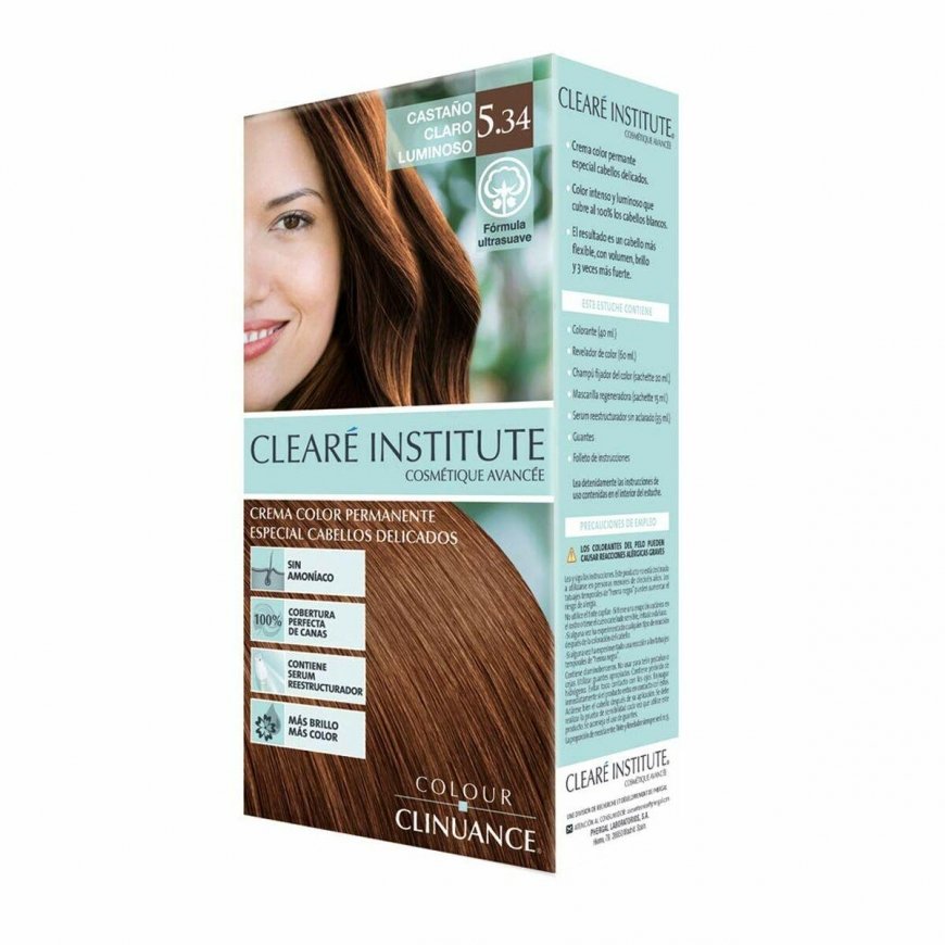 Clearé Institute Coloración 5,34 Castaño Claro Luminoso Cabellos Delicados – 2