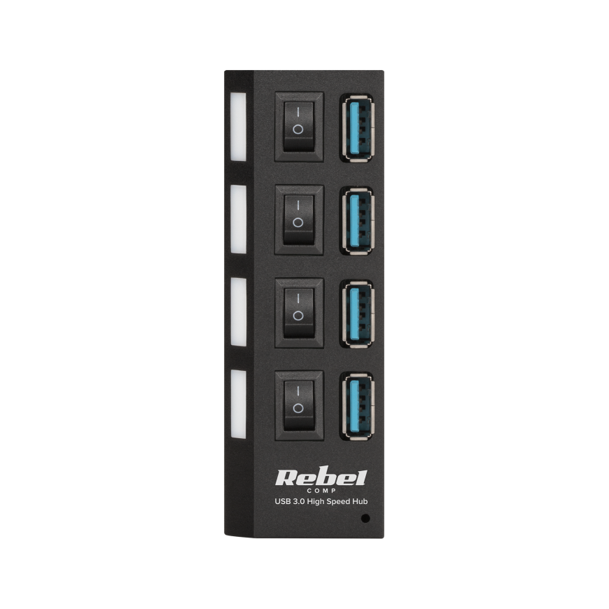 HUB USB 3.0 4-port Rebel – 4