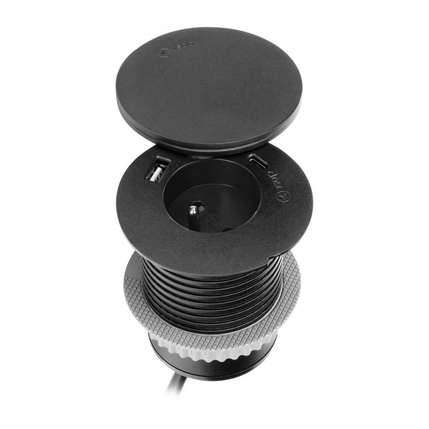 Orno Furniture socket ?6cm with rotating