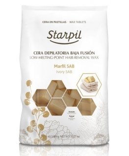Low temperature melting wax for depilation Starpil, ivory, 1kg