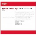 Milwaukee Accessories Universalus grąžtas MILWAUKEE Ø6,5 x 200 mm