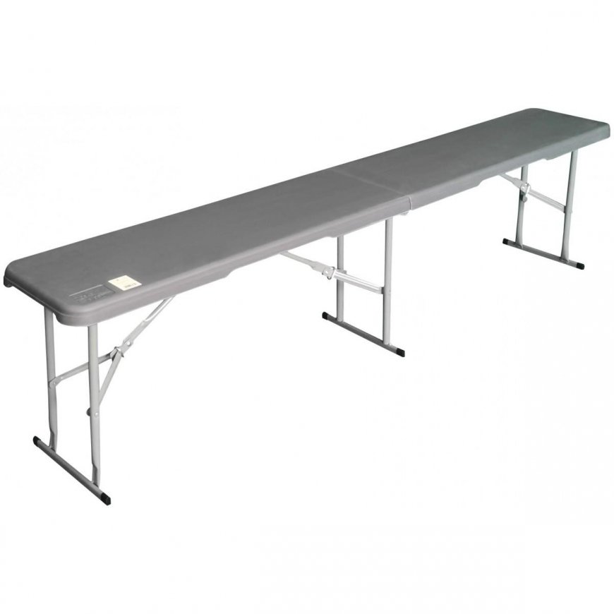 Saska Garden Bench 183x28x43cm gray