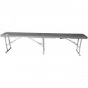 Saska Garden Bench 183x28x43cm gray Saska Garden Bench 183x28x43cm gray