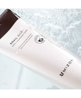 Mizon Snail Silky Deep Cleansing Foam - Daily cleansing facial foam