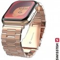 Swissten Metal Strap for Apple Watch 1/2/3/4/5/6/SE / 38 mm / 40 mm / Gold Swissten Metal Strap for Apple Watch 1/2/3/4/5/6/SE / 38 mm / 40 mm / Gold