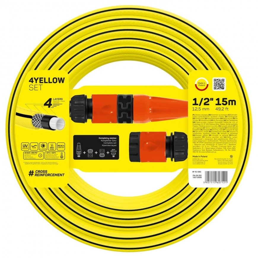 Cellfast Spray set 4YELLOW 1/2" 15 m