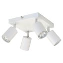 Hanging lamp Orno DOA SP4, wall and ceiling lamp, GU10 max. 4x50W, IP20, white, square