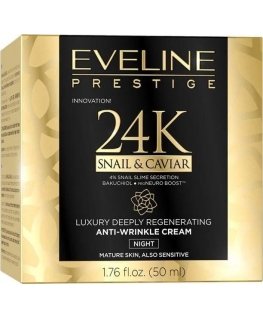 Eveline Cosmetics Eveline EVELINE 24K Sraigių ir ikrų KREMAS NAKTIS