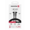 Swissten L Type Textile Universal Quick Charge 3.1 USB-C to USB-C Data and Charging Cable 1.2m Swissten L Type Textile Universal Quick Charge 3.1 USB-C to USB-C Data and Charging Cable 1.2m