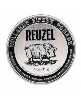 Reuzel Hollands Finest Pomade Concrete Hold Matte vandens pagrindu matuojanti pomada 113g