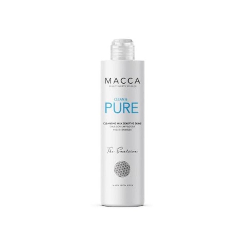 Macca Clean & Pure Cleansing Milk jautriai odai 200ml