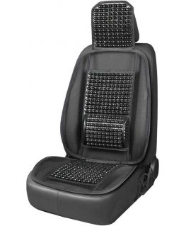 Ventilated seat mat seat beads with back support for car amio-03646