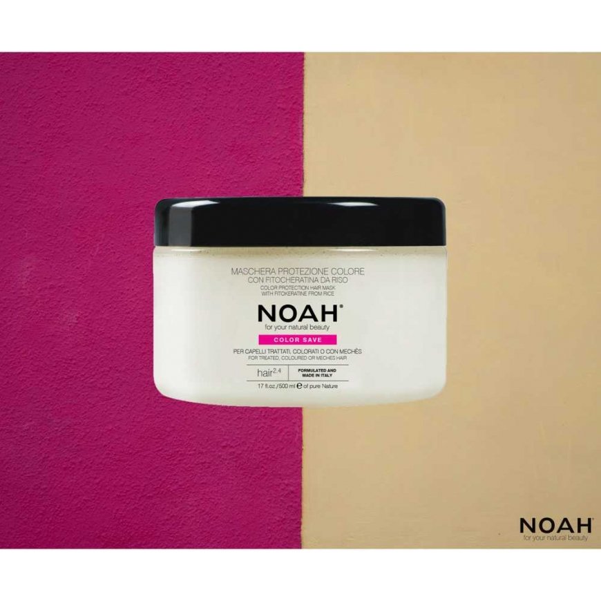 Noah 2.4. Hair Mask With Rice Phytokeratine Color-saving mask for dyed hair, 200 ml – 5