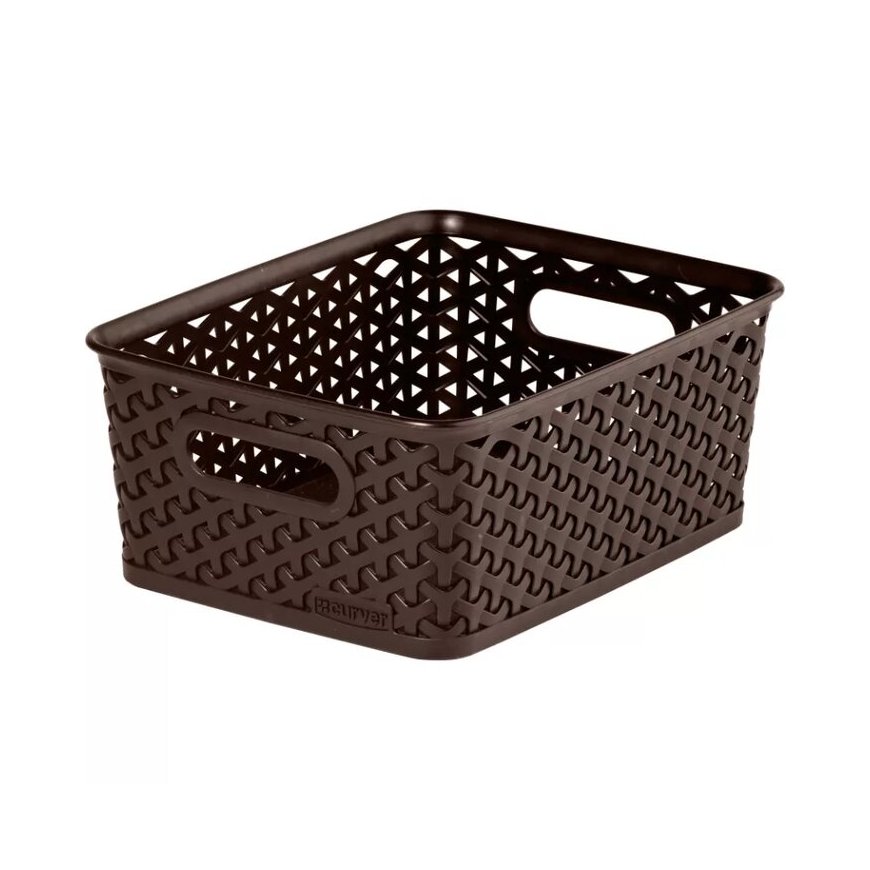 Basket My Style S 4L 25,5x19,6x10,3cm dark brown