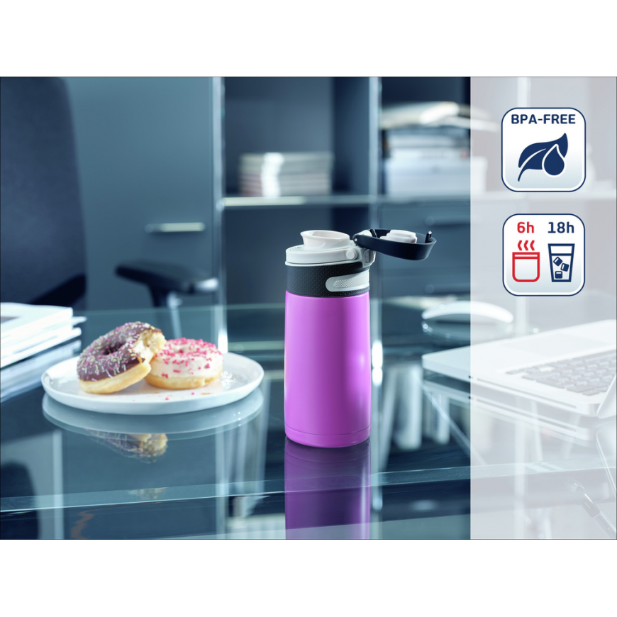Leifheit 3246 Flip Thermos cup 350 ml Pink – 2