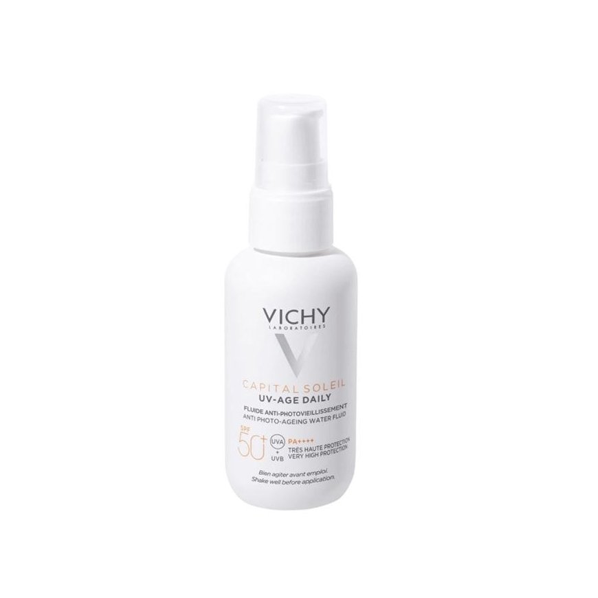 Apsauginis fluidas nuo saulės Vichy Capital Soleil UV-Age Daily SPF50, 40 ml