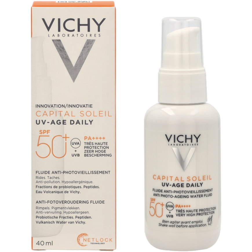Apsauginis fluidas nuo saulės Vichy Capital Soleil UV-Age Daily SPF50, 40 ml – 3