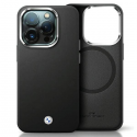 Case BMW BMHMP14L23PUFWK iPhone 14 Pro 6.1" black/black Signature Wrapped Metal MagSafe