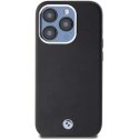 Case BMW BMHMP14L23PUFWK iPhone 14 Pro 6.1" black/black Signature Wrapped Metal MagSafe