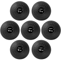Mažas medicininis kamuolys reabilitacijos pratimams Slam Ball 23cm 4kg, REBEL ACTIVE Mažas medicininis kamuolys reabilitacijos pratimams Slam Ball 23cm 4kg, REBEL ACTIVE