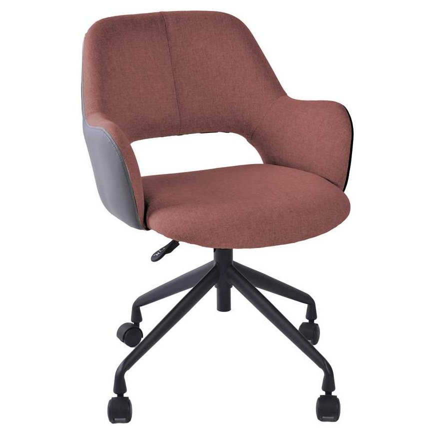 Dark Office chair KENO with castors