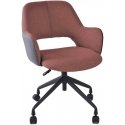 Biuro kėdė KENO with castors, dark pink/pilkas Biuro kėdė KENO with castors, dark pink/pilkas