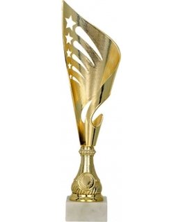 Detail Golden plastic cup
