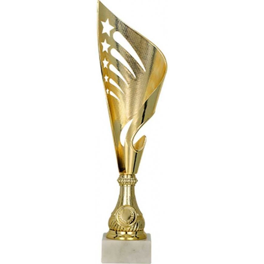 Detail Golden plastic cup