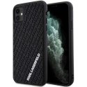 Case Karl Lagerfeld Karl Lagerfeld KLHCN613DMKRLK iPhone 11 / Xr 6.1" Black/Black Hard 3D Rubber Road Logo Case Karl Lagerfeld Karl Lagerfeld KLHCN613DMKRLK iPhone 11 / Xr 6.1" Black/Black Hard 3D Rubber Road Logo