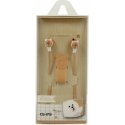 Earphones CASNI - CS-179 with microphone Beige