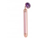 Palsar 7 Jade Roller Massager Electric Rožinė Handle and Amethyst Jade Palsar 7 Jade Roller Massager Electric Rožinė Handle and Amethyst Jade