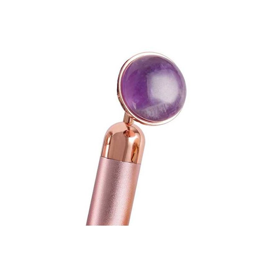 Palsar 7 Jade Roller Massager Electric Rožinė Handle and Amethyst Jade – 2