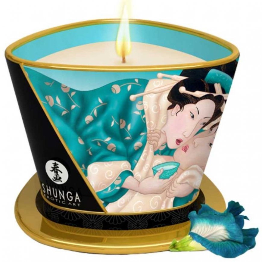 SHUNGA ISLAND BLOSSOMS MASSAGE CANDLE 170