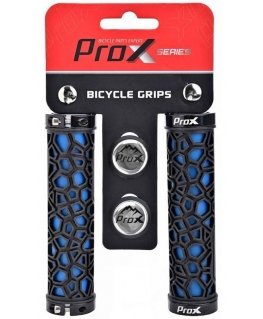 Vairo rankenėlės ProX GP-53 130mm Lock-on mėlynas-juodas