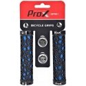 Vairo rankenėlės ProX GP-53 130mm Lock-on mėlynas-juodas Vairo rankenėlės ProX GP-53 130mm Lock-on mėlynas-juodas