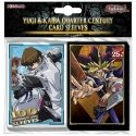 Konami Tcg Yu-Gi-Oh! - Yugi & Kaiba Quarter Century Card Sleeves Konami Tcg Yu-Gi-Oh! - Yugi & Kaiba Quarter Century Card Sleeves